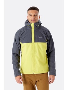 Ανδρικό Αδιάβροχο Rab Downpour Eco Jacket Graphene 2