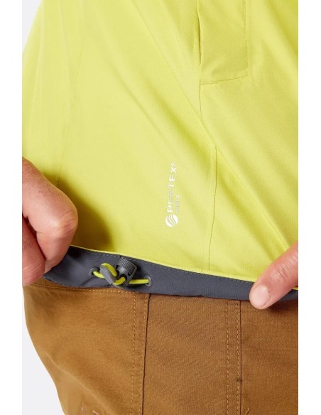 Ανδρικό Αδιάβροχο Rab Downpour Eco Jacket Graphene