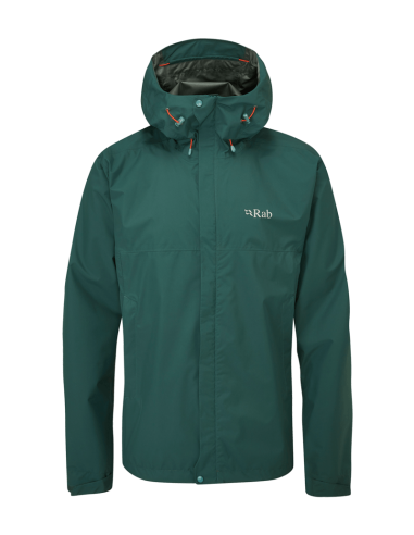Ανδρικό Αδιάβροχο Rab Downpour Eco Jacket Pine