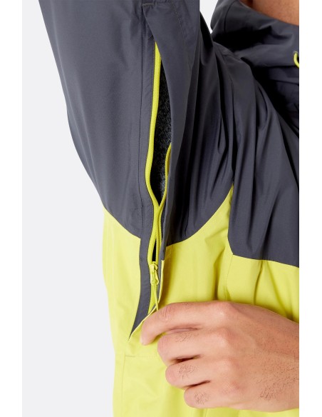 Ανδρικό Αδιάβροχο Rab Downpour Eco Jacket Pine