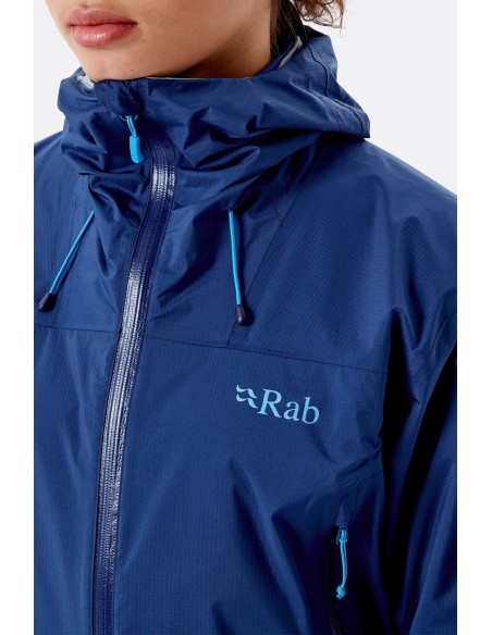Γυναικείο Αδιάβροχο Rab Downpour Plus 2.0 Jacket Wmns Black