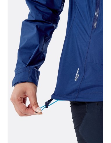 Γυναικείο Αδιάβροχο Rab Downpour Plus 2.0 Jacket Wmns Nightfall Blue