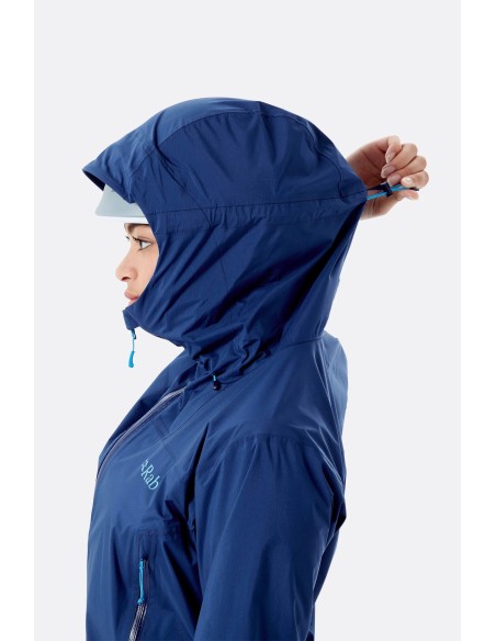 Γυναικείο Αδιάβροχο Rab Downpour Plus 2.0 Jacket Wmns Nightfall Blue