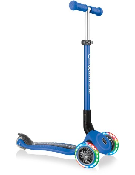 Globber Scooter Primo Foldable Fantasy Lights Racing Navy Blue