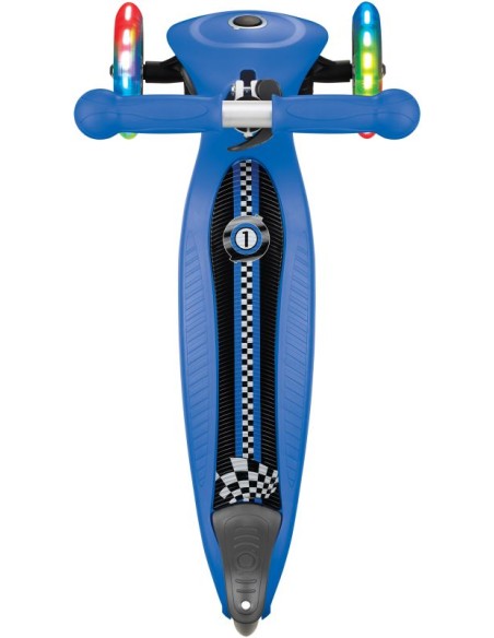 Globber Scooter Primo Foldable Fantasy Lights Racing Navy Blue