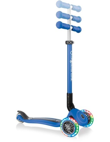 Globber Scooter Primo Foldable Fantasy Lights Racing Navy Blue