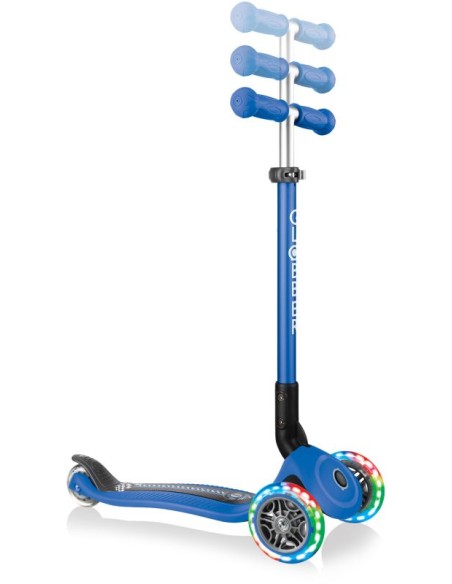 Globber Scooter Primo Foldable Fantasy Lights Racing Navy Blue