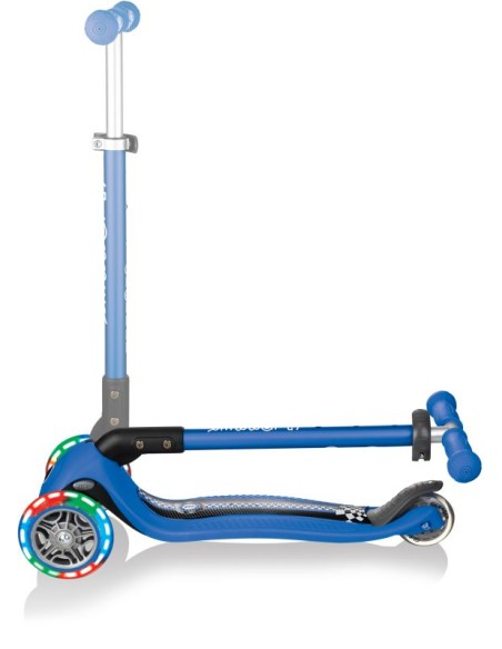 Globber Scooter Primo Foldable Fantasy Lights Racing Navy Blue