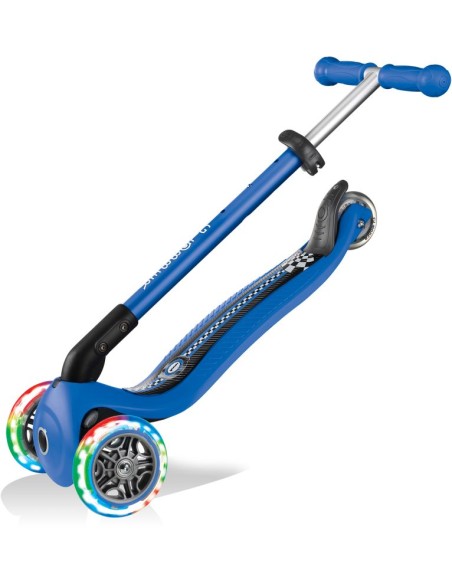 Globber Scooter Primo Foldable Fantasy Lights Racing Navy Blue