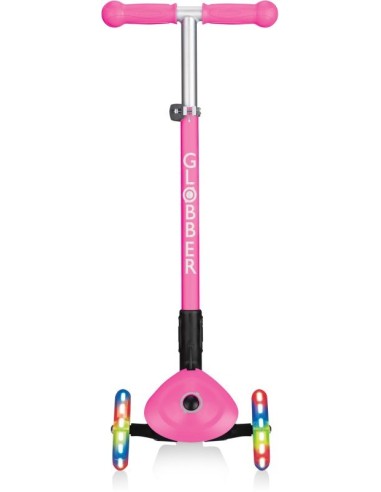 Globber Scooter Primo Foldable Fantasy Lights Racing Neon Pink