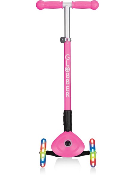 Globber Scooter Primo Foldable Fantasy Lights Racing Neon Pink
