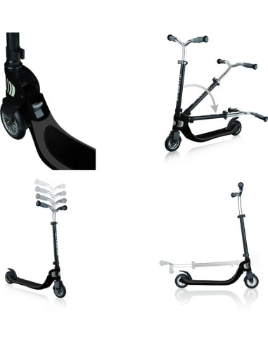 Globber Πατίνι Foldable Flow 125 Black-Grey (473-120)