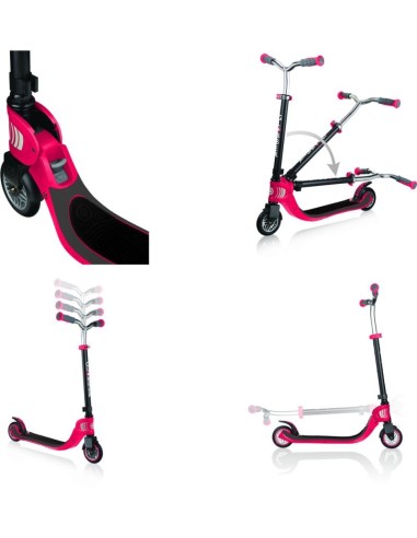Globber Πατίνι Foldable Flow 125 Black - Red (473-102)
