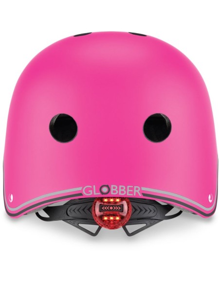Globber Helmet Primo Lights - Deep Pink