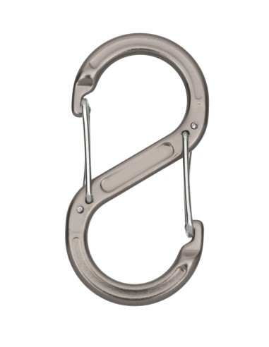 Καραμπίνερ Βοηθητικό BasicNature Accessory Biner - S Grey 2 pcs