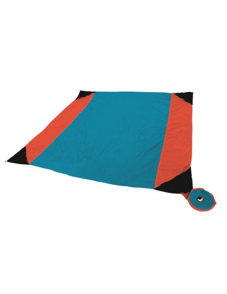 Ticket to the moon Beach Blanket Aqua - Orange (1535)