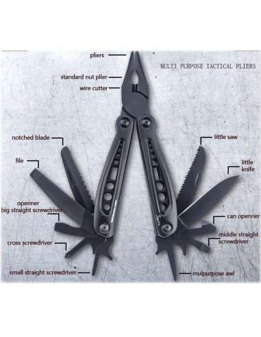 Πολυεργαλείο Alpin 13 Tools Multi Purpose Tactical Plier