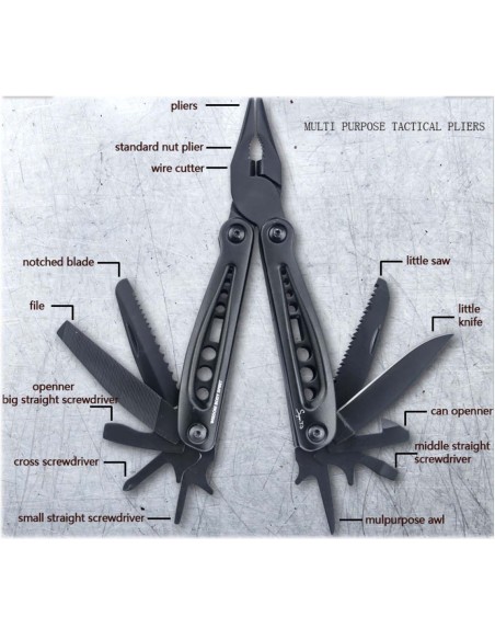 Πολυεργαλείο Alpin 13 Tools Multi Purpose Tactical Plier