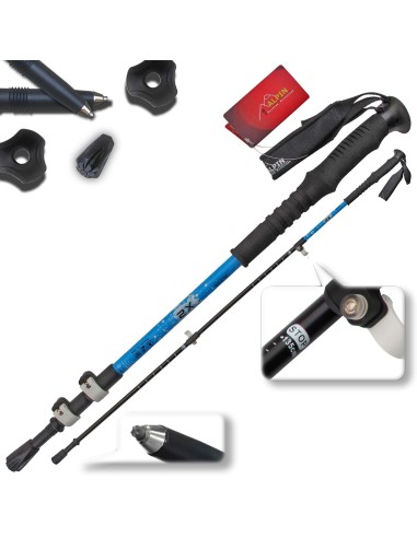 Μπατόν Alpin Marathon+ Black - Blue