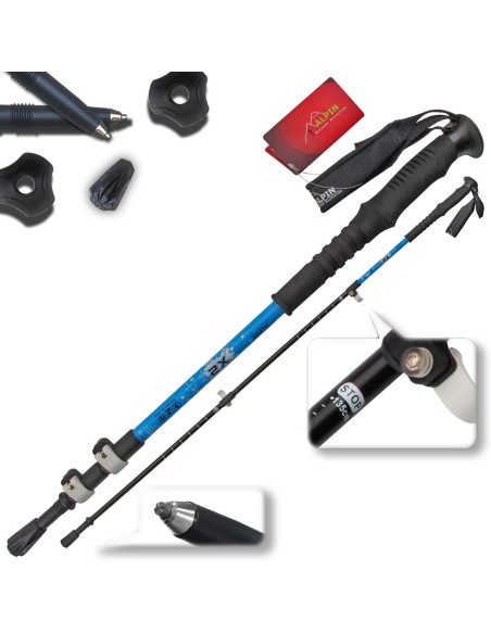 Μπατόν Alpin Marathon+ Black - Blue