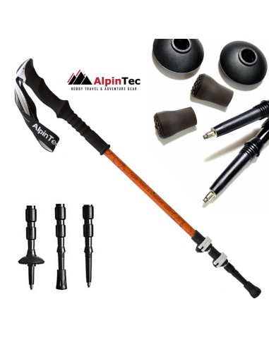 Μπατόν AlpinTec Olympus Orange