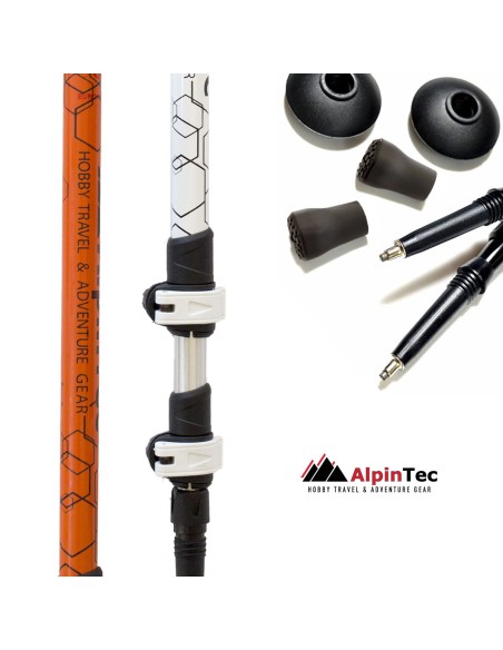 Μπατόν AlpinTec Olympus Orange