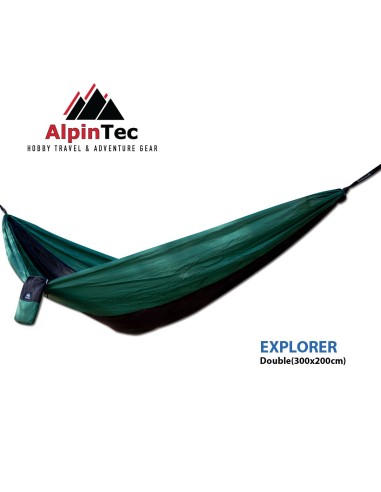 Αιώρα AlpinTec Explorer Double 300x200cm (Black-D.Green)