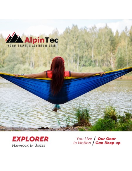 Αιώρα AlpinTec Explorer Double 300x200cm (Black-D.Green)