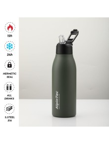 Θερμός Alpin Tec Fellow 600ml Dark Green