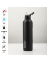 Θερμός Alpin Tec Tour 950ml Black