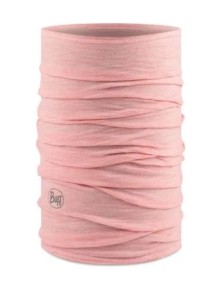 Buff Merinno Lightweight Neckwarmer - Multistripes Light RoseWoo