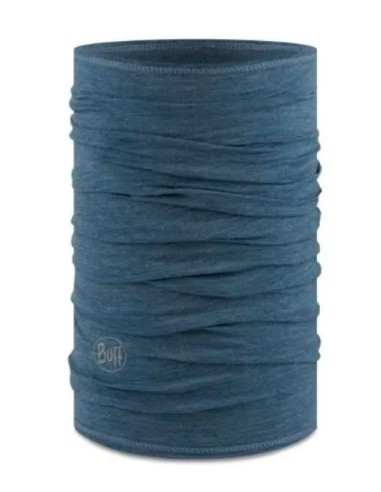 Buff Merino Lightweight Neckwarmer - Solid Dusty Blue - 113010.