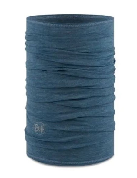 Buff Merino Lightweight Neckwarmer - Solid Dusty Blue - 113010.