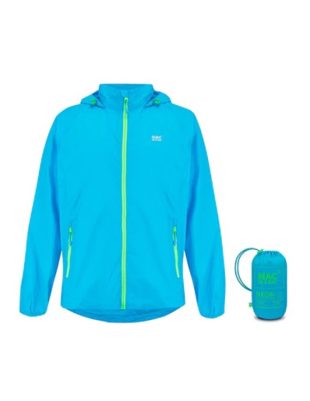 Αδιάβροχο Jacket Mac in a Sac Origin 2 - Neon Blue