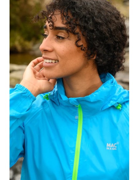 Αδιάβροχο Jacket Mac in a Sac Origin 2 - Neon Blue