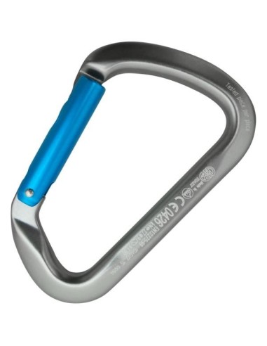 Καραμπίνερ Kong Large Multiuse Straight Gate Grey-Cyan