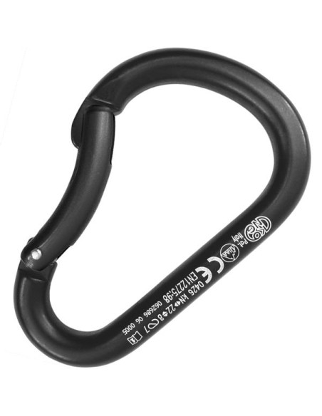 Καραμπίνερ Kong Paddle Bent Gate Black