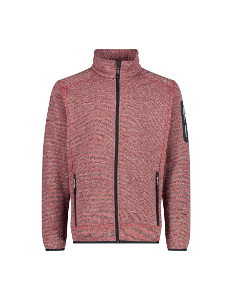 Ανδρικό knit-tech fleece Jacket CMP Ferrari - Anthracite