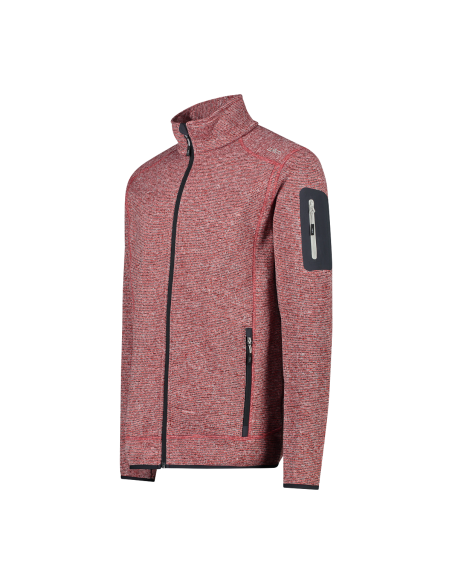 Ανδρικό knit-tech fleece Jacket CMP Ferrari - Anthracite