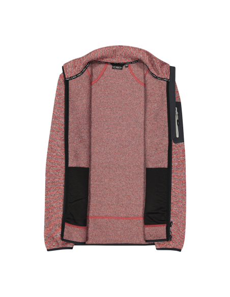 Ανδρικό knit-tech fleece Jacket CMP Ferrari - Anthracite