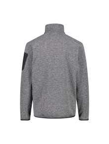 Ανδρικό knit-tech fleece Jacket CMP Ice - Titanio - Nero 2
