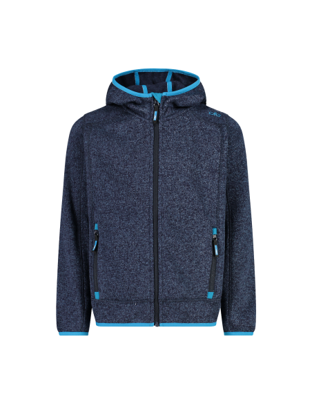 Παιδικό Knit-Tech hooded fleece Jacket CMP B. Blue - Danubio