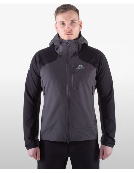 Ανδρικό Softshell Mountain Equipment Frontier Jacket Anvil Grey - Black
