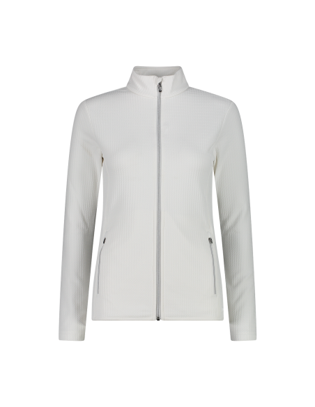 Γυναικείο Fleece CMP 3D-Effect Softech Jacket Bianco