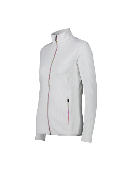 Γυναικείο Fleece CMP 3D-Effect Softech Jacket Bianco