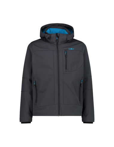 Ανδρικό SoftShell Jacket CMP Zip Hood Antracite - Reef