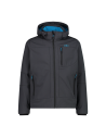 Ανδρικό SoftShell Jacket CMP Zip Hood Antracite - Reef