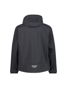 Ανδρικό SoftShell Jacket CMP Zip Hood Antracite - Reef 2