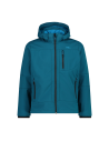 Ανδρικό SoftShell Jacket CMP Zip Hood Deep Lake