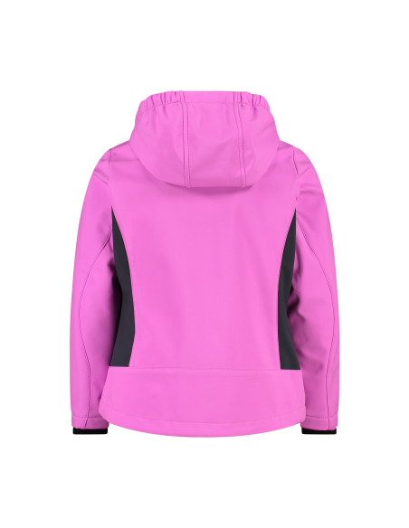 Παιδικό SoftShell Jacket CMP Fix Hood Purple Fluo - Titanio